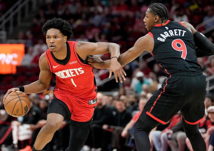 火箭力克猛龙锁定西部第三 申京失误成隐患